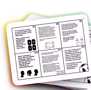 Printable Logic Puzzle Cards