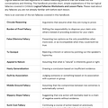 Fallacy Handbook