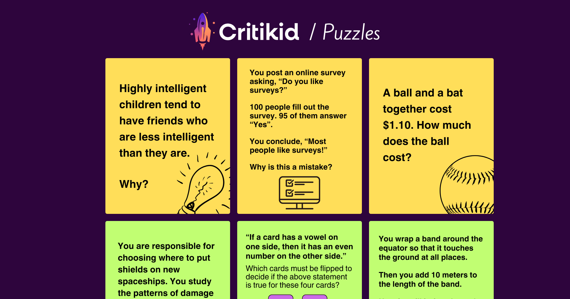 Puzzles Critikid